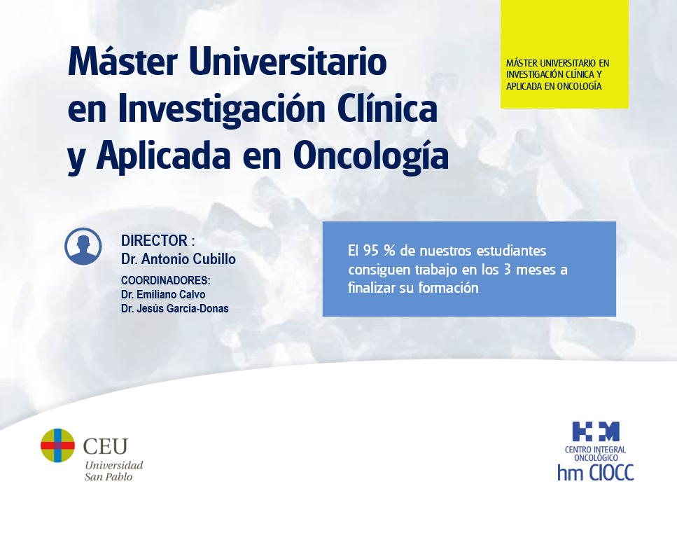 máster investigación clínica cáncer