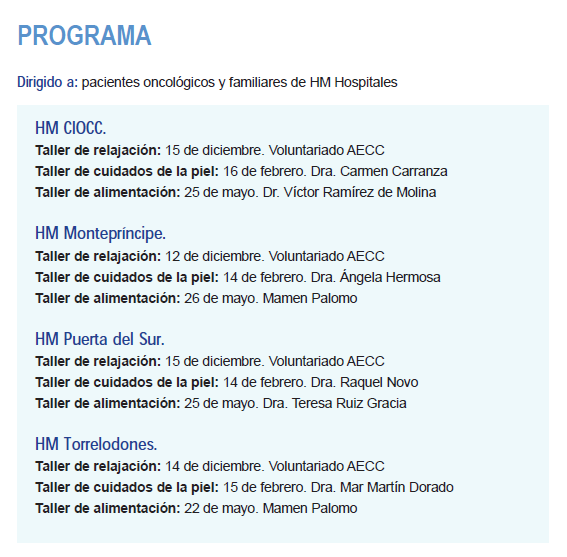 programa talleres hm ciocc